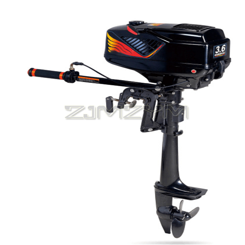 Fishing Boat Outboard Motor - 2-тактный подвесной мотор 3,6 л.с., лодка