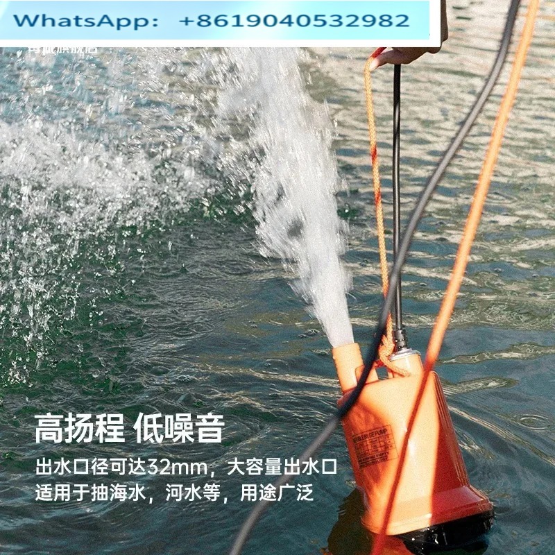 Fishing Boat Bilge Pump - Морской трюмный насос 12В/24В постоянного тока,