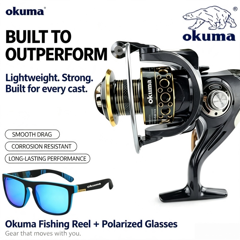 Fishing Boat Steering Wheel - Спиннинговая катушка OKUMA, ультралегкая металлическая рыболовная