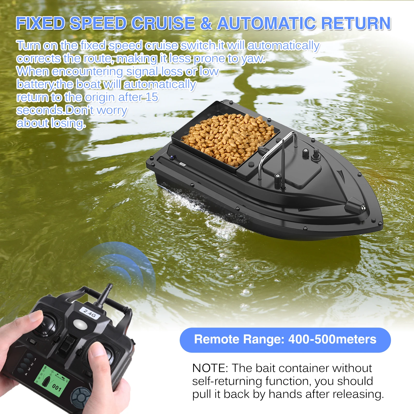 Радиоуправляемая прикормочная  – обзор и цена Fishing Boat Gps
